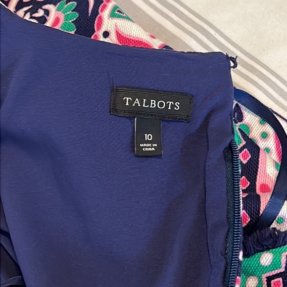 Talbots Multicolor Patterned Dress - Picture 5 of 10